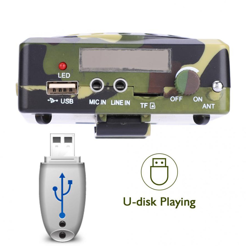 Portable Rechargeable Remote Control Amplifier Universal Outdoor Hunting Sound Amplifiers Hunt Accessory Sound Devices