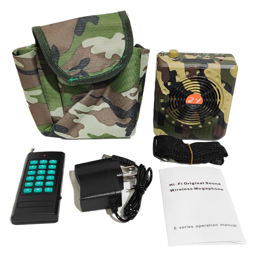 Portable Rechargeable Remote Control Amplifier Universal Outdoor Hunting Sound Amplifiers Hunt Accessory Sound Devices