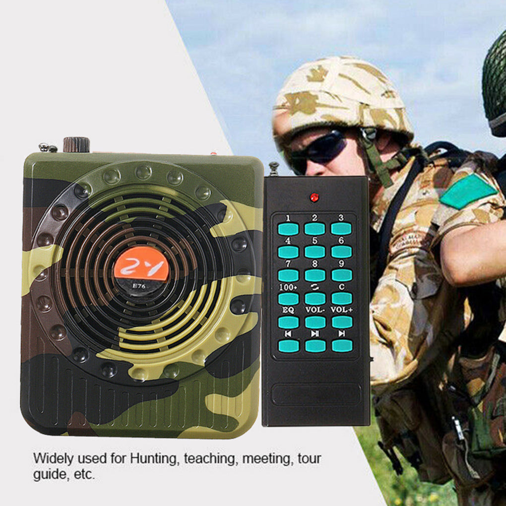 Portable Rechargeable Remote Control Amplifier Universal Outdoor Hunting Sound Amplifiers Hunt Accessory Sound Devices