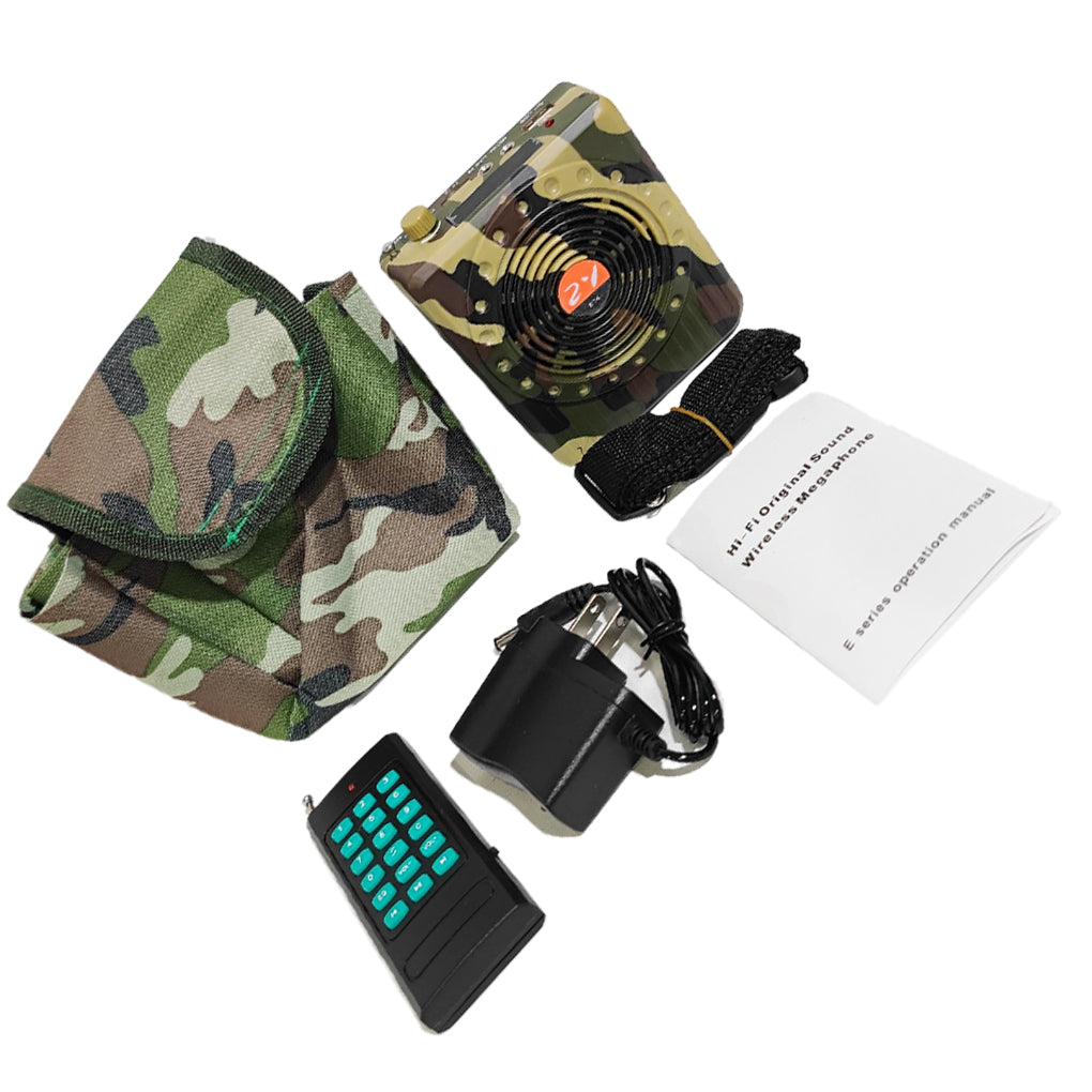 Portable Rechargeable Remote Control Amplifier Universal Outdoor Hunting Sound Amplifiers Hunt Accessory Sound Devices