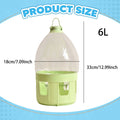 Pigeon Automatic Water Feeder Accessories Pigeon Feeder Hanging Pigeon Feeder Waterer for Quail Duck Parakeet Canary Outdoor