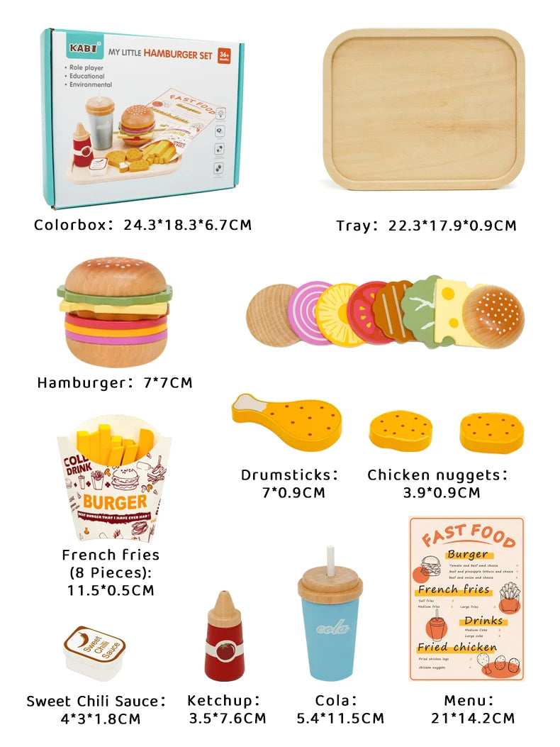 Kids Pizza Cutting Toy Montessori Pretend Play Pizza Set Wooden Simulation Food Toy Todders Role Play Game Early Educational Toy