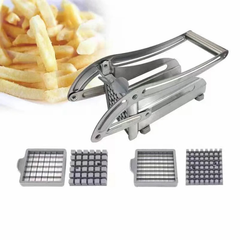 Manual Cutter French Fries Slicer Stainless Steel Potato Chips Maker Meat Chopper Dicer Cutting Machine Cooking Tool For Kitchen