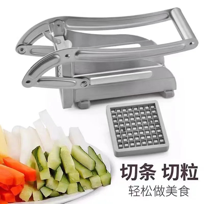 Manual Cutter French Fries Slicer Stainless Steel Potato Chips Maker Meat Chopper Dicer Cutting Machine Cooking Tool For Kitchen