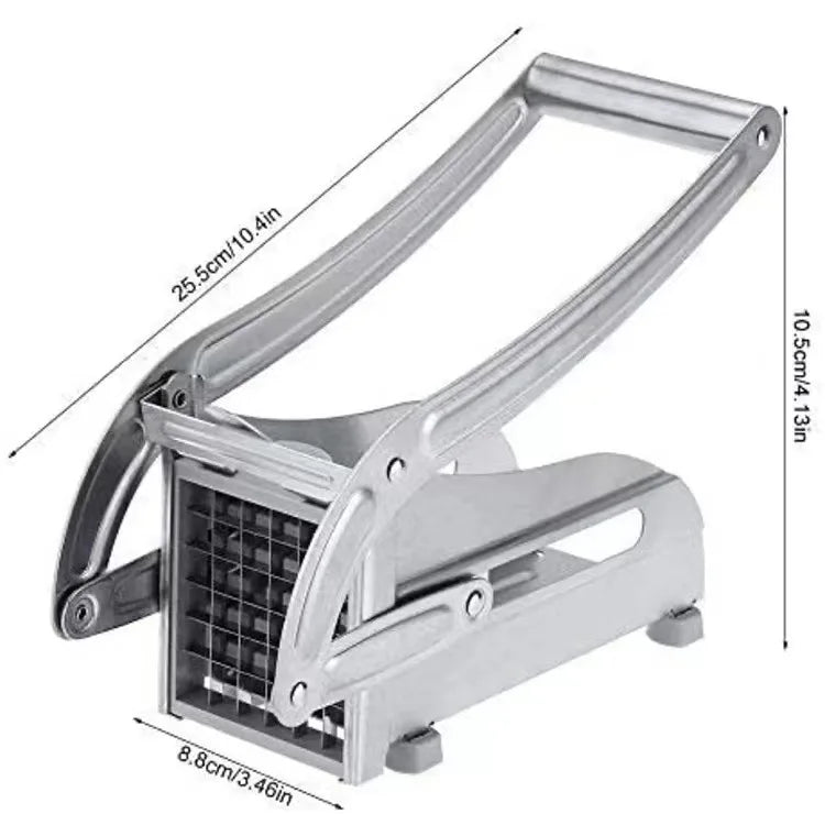 Manual Cutter French Fries Slicer Stainless Steel Potato Chips Maker Meat Chopper Dicer Cutting Machine Cooking Tool For Kitchen