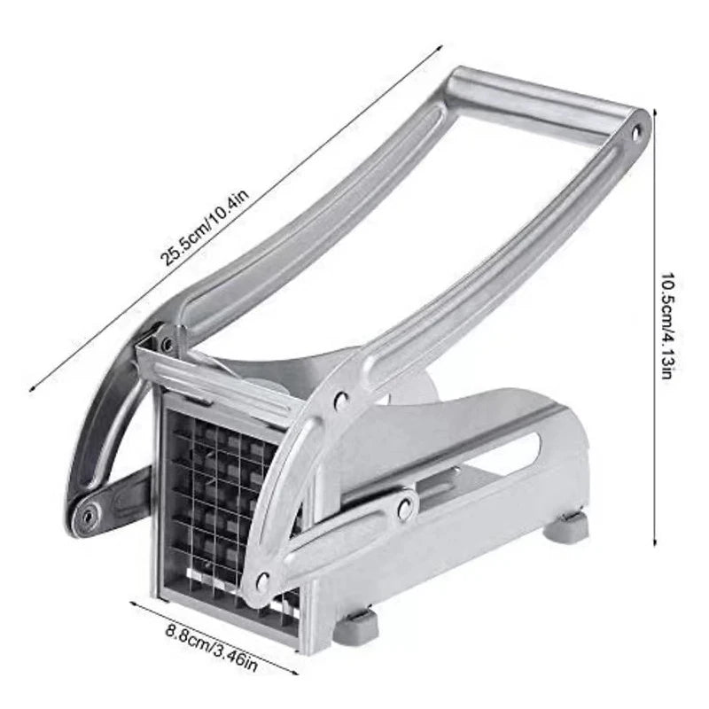 Manual Cutter French Fries Slicer Stainless Steel Potato Chips Maker Meat Chopper Dicer Cutting Machine Cooking Tool For Kitchen