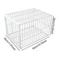Portable Auto Bird Trap Pigeon Cage Metal Heavy Duty Farms Rust Resistant Coop Cage for Large Birds Duck Bird Supplies