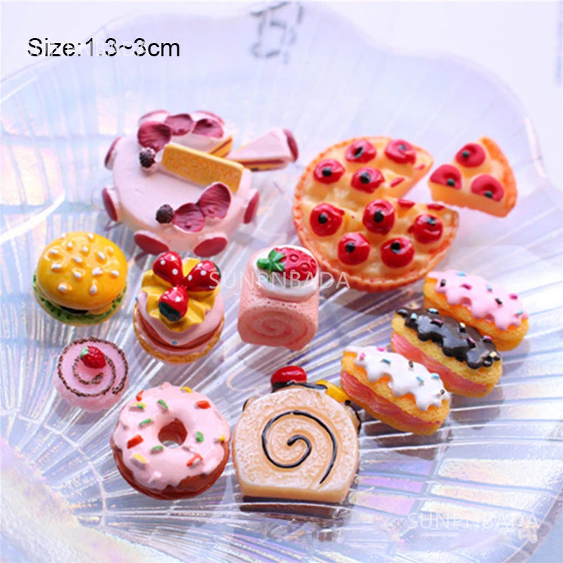 Cute Miniature Dollhouse Supermarket Food Snacks Mini Cake Wine Drink for Blyth BJD Doll Kitchen Accessories