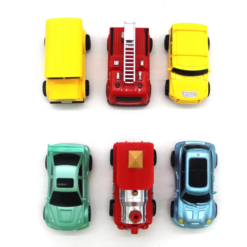 Line Following Robot Induction Educational Inductive Toys Car Truck Machine Follower Diy Diecast Vehicle Magic Pen Penguin Pig