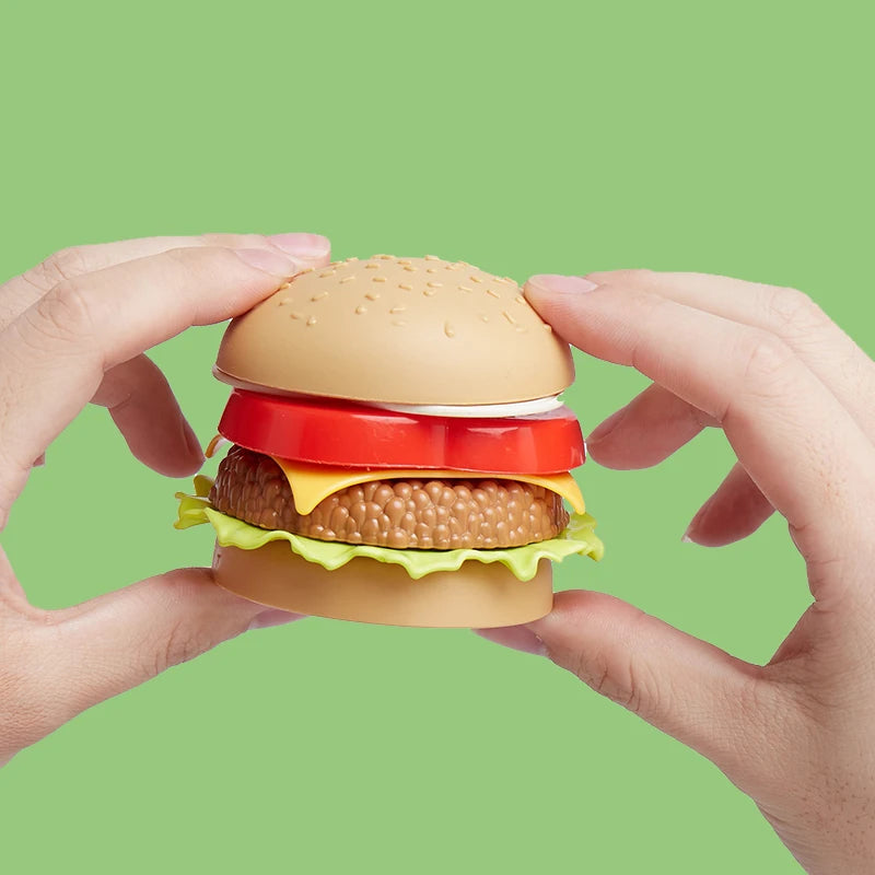 Children Pretend Simulation Food Toys Baby Play House Hamburger Hot Dog French Fries Kitchen Set Toys Fast Food Educational Toys