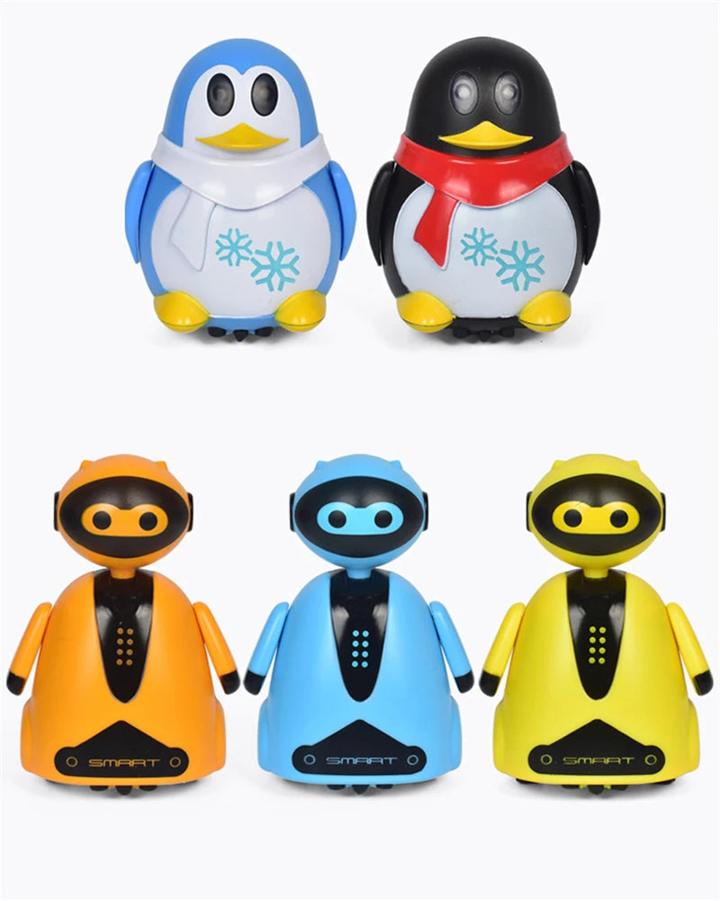 Line Following Robot Induction Educational Inductive Toys Car Truck Machine Follower Diy Diecast Vehicle Magic Pen Penguin Pig
