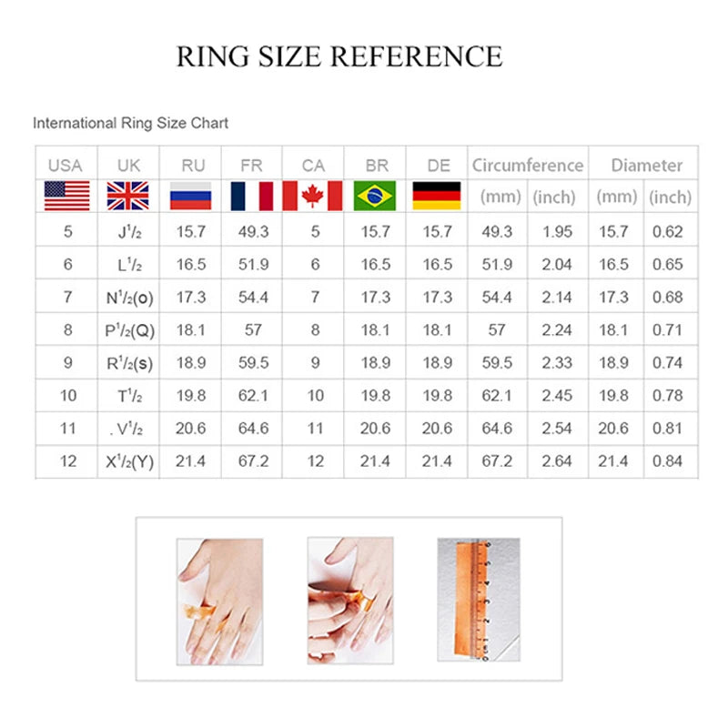 Trendy 18K Gold Plated Engagement Ring for Women Luxury Fashion Elegant Purple Crystal Wedding Rings Party Jewelry Gifts