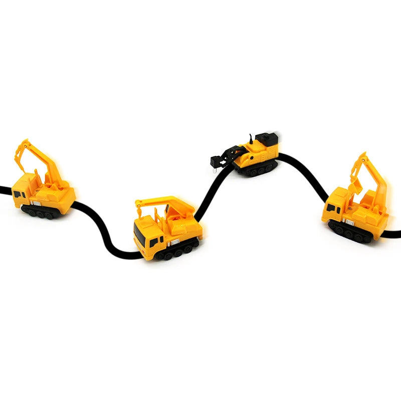 Line Following Robot Induction Educational Inductive Toys Car Truck Machine Follower Diy Diecast Vehicle Magic Pen Penguin Pig