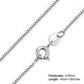 JewelryPalace Genuine 100% 925 Sterling Silver Necklace Ingot Twisted Trace Belcher Snake Bar Singapore Box Chain Necklace Women