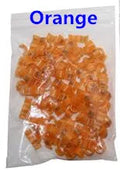 100 Pcs / lot Bird clip ring 2.7mm 3mm 4mm 4.5mm 5mm Plastic foot rings Colorful birds, Acacia birds pigeon All kinds of bird fo