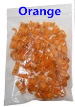100 Pcs / lot Bird clip ring 2.7mm 3mm 4mm 4.5mm 5mm Plastic foot rings Colorful birds, Acacia birds pigeon All kinds of bird fo