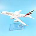 JASON TUTU United Arab Emirates Airline airbus A380 Airplane Model Aircraft Diecast Model Plane Metal 1:400 airplane