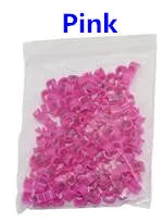 100 Pcs / lot Bird clip ring 2.7mm 3mm 4mm 4.5mm 5mm Plastic foot rings Colorful birds, Acacia birds pigeon All kinds of bird fo