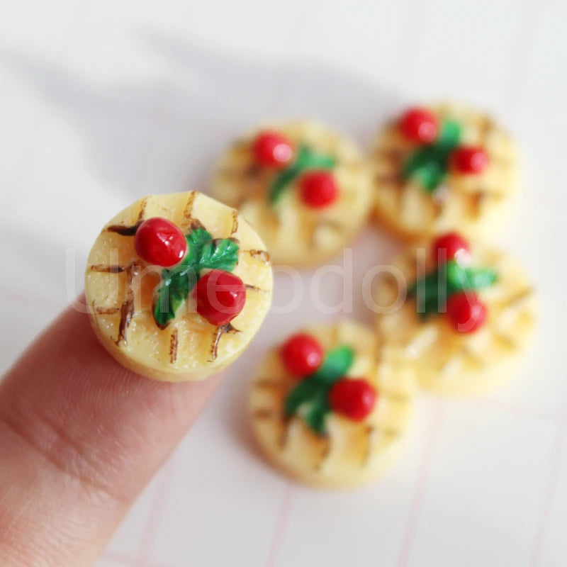 1/6 Scale Dollhouse Miniature Cake Bread DIY Dessert Mini Food for Doll House Kitchen Furniture Accessories