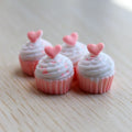 4PCS 1/12 Miniature Dollhouse Cupcake Mini Cake Pretend Play Doll Food Kitchen Toy Accessories