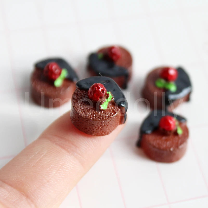 1/6 Scale Dollhouse Miniature Cake Bread DIY Dessert Mini Food for Doll House Kitchen Furniture Accessories