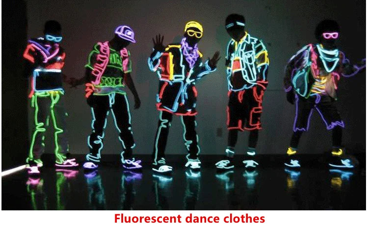 Flexible Neon Light 1M/2M/3M/5M/10M EL Wire Led Neon Dance Party Atmosphere Decor Lamp RopeTube Waterproof Multicolor Led Strip