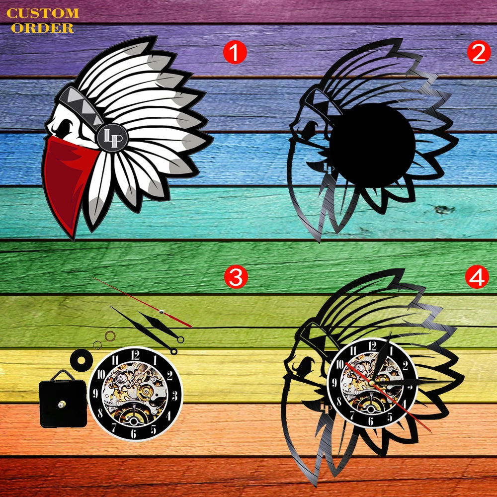 Professional Motorcyclist Vinyl Record Wall Clock Extreme Freestyle Motorcycle Home Decor Room Dirt Bike Risky Rider Watch Gifts