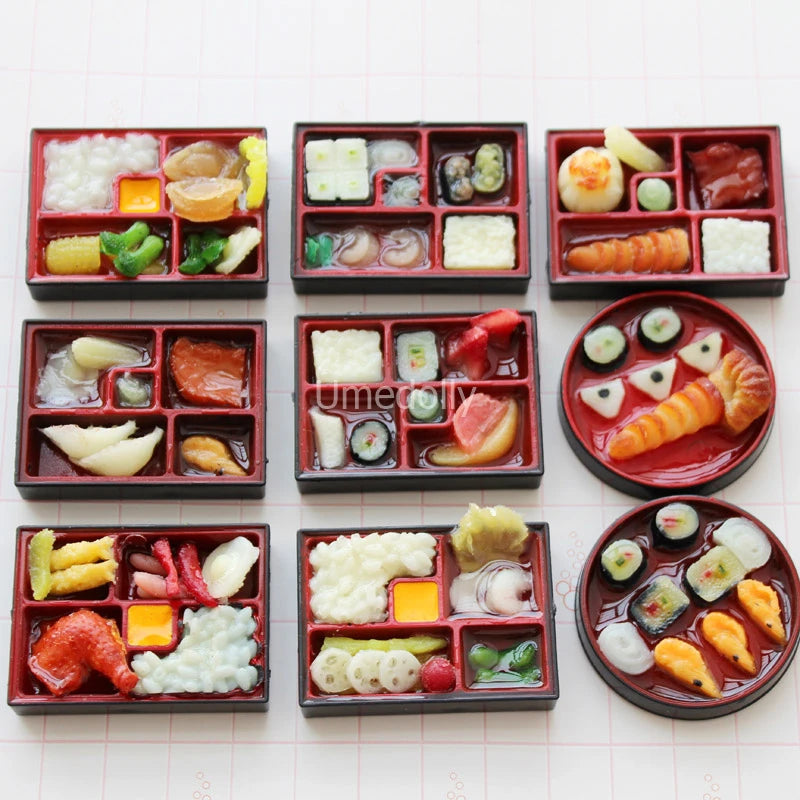 2PCS 1/6 Scale Miniature Dollhouse Japanese Udon Noodels Ramen Pretend Play Kids Kitchen Mini Doll Food Education Toy