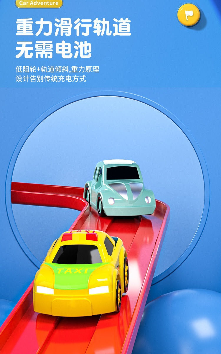 Children Racing Rail Car Model Educational Toy Track Adventure Game Brain Mechanical Interactive Train Suit Space Rocket Boy Toy