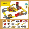 Adventure Powered Mine Cart Track Racing Rail Set Electric Engineering Vehicle Toy Educational Railway Adventure Family Gift Kid
