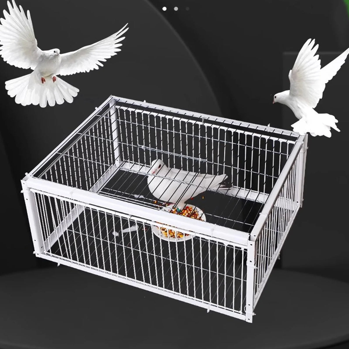 Bird Trap Cage Single Way Entry Portable Escape Proof Bird Animal Trap Cage Easy Assembly Versatile High Strength for Garden