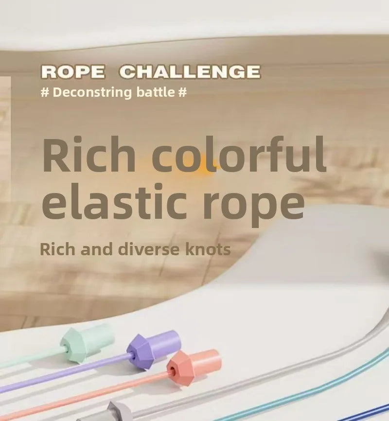 1pc Rope Tangle Challenge, Educational Toy for Kids, Logic & Focus Enhancing, Perfect for Interactive Parent-Child Activities