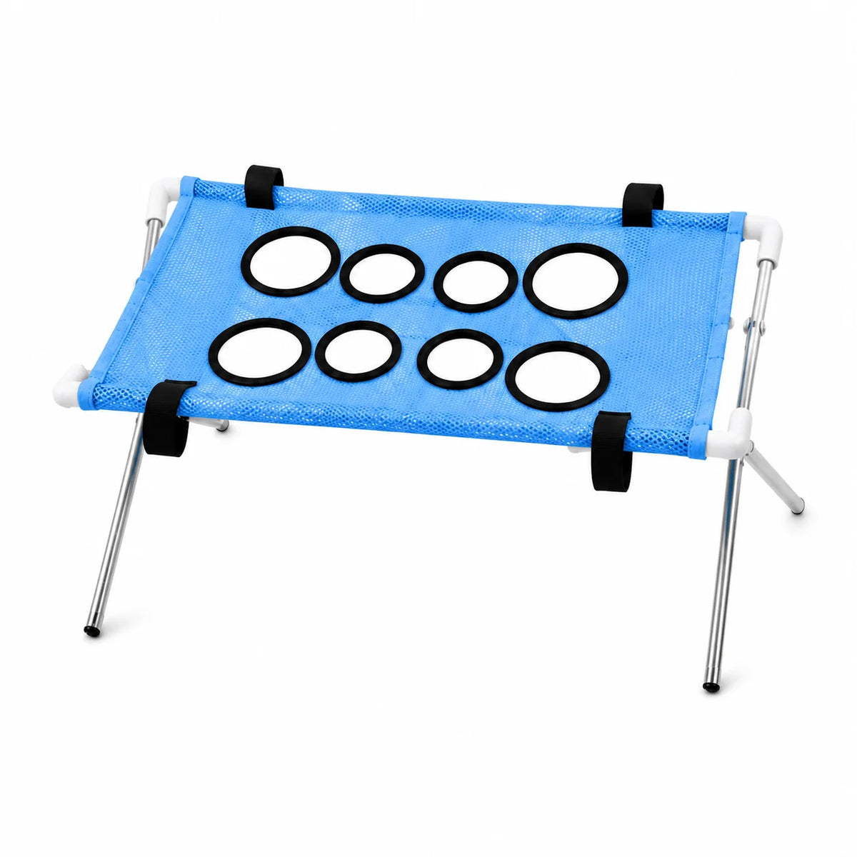 Pet Bathing Hammock Stand Foldable Dog Cat Grooming Drying Table Breathable Mesh Bath Helper for Small Pets