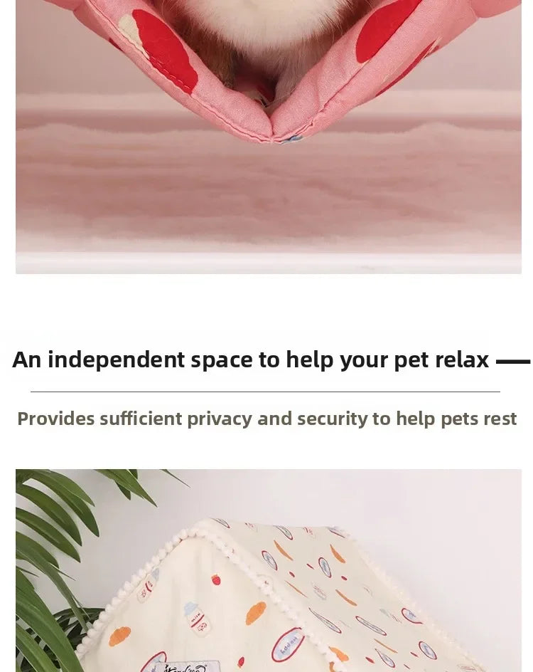 Small Pet Hammock Ferret Guinea Pig Chinchilla Dutch Pig Hanging Bed House Rat Hamster Shelter Accessories Small Animal Tent