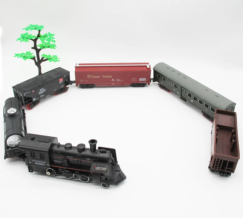 3cm Width wheel Train Track Cargo Car Carriage Wagon Model Guage Accessories DIY Toy Classic Electric Trains Rail King Trian Set