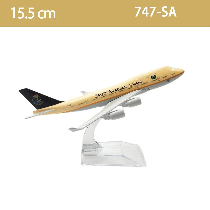 15CM 6inch Diecast Alloy 747 British Malaysia Airways B747 Airlines For Collection Friend Gift