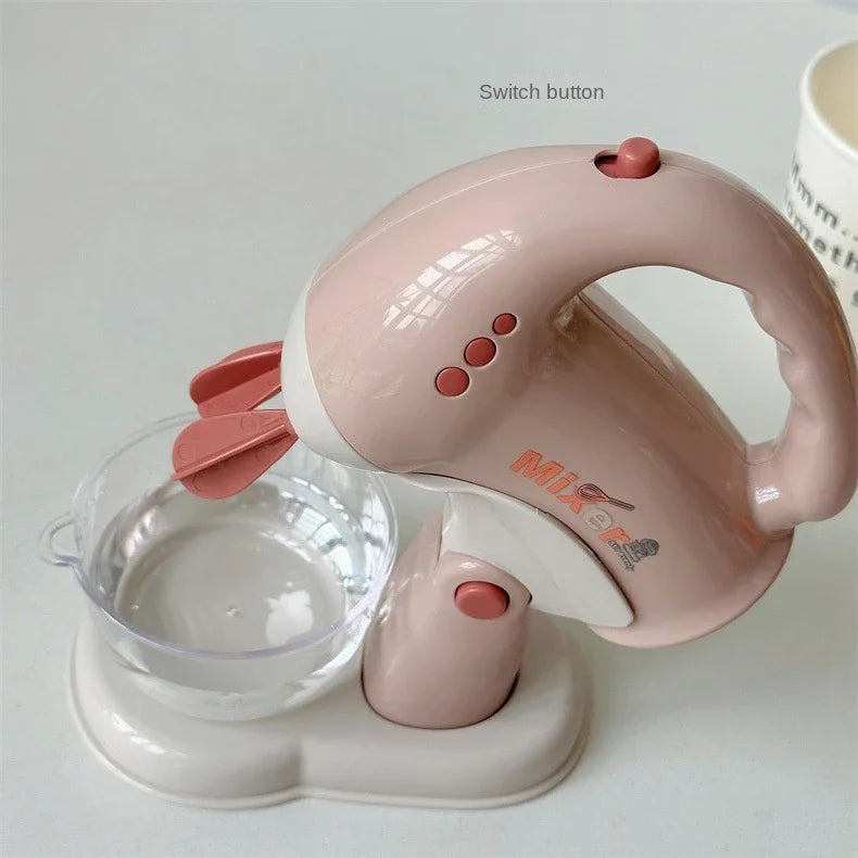 Mini Household Appliances Kitchen Toys Pretend Play Set with Coffee Maker Water Dispenser and Toaster for Kids Boys Girls Gifts