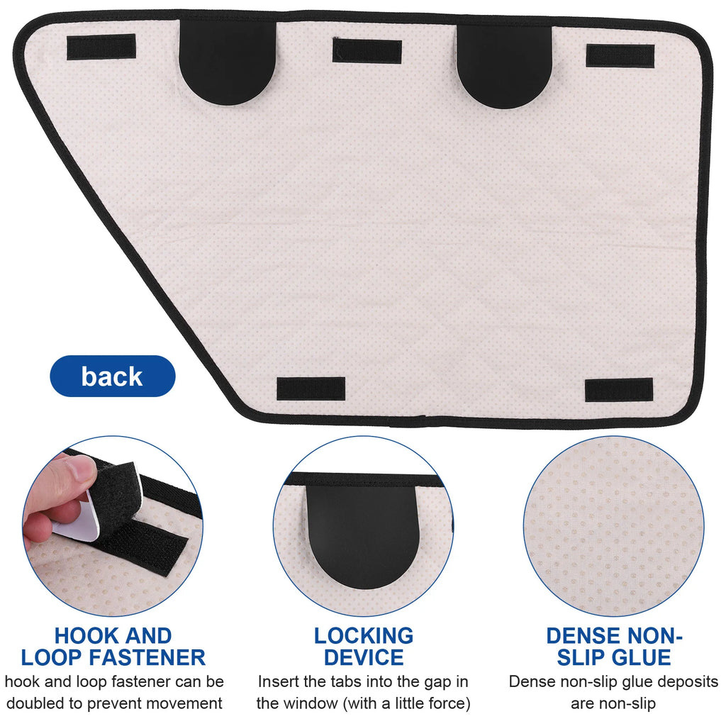 2Pcs Oxford Waterproof Car Door Cover Dog Pet Anti-Scratch Car Interior Cover Washable Car Door Protect Mats for Car Truck & SUV