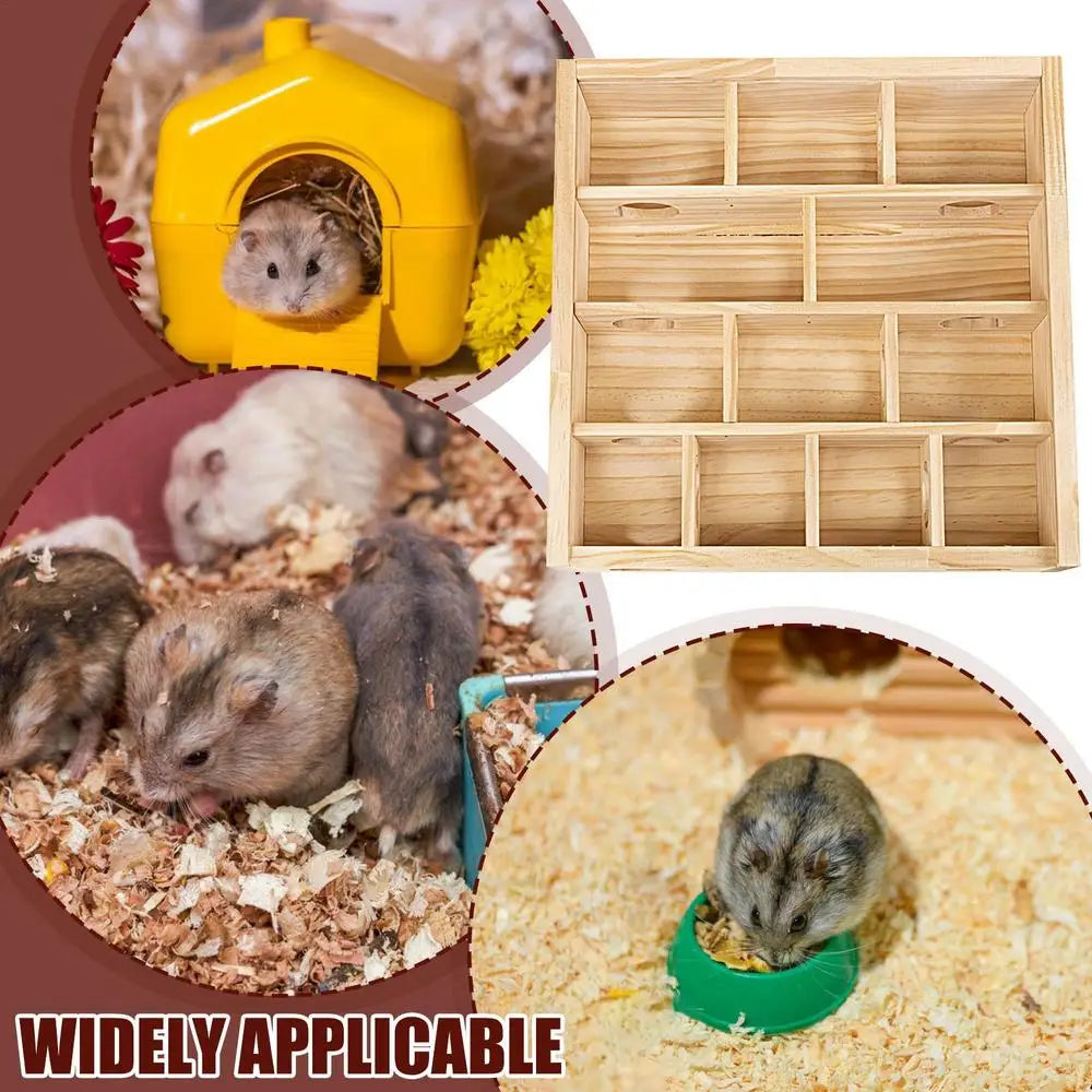 wooden maze Hamster toy intellectual development Small Pet Animals Activity Center Hamster Engaging Play supplies