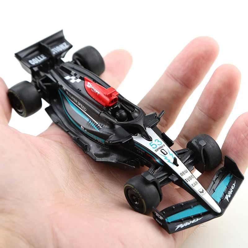 (bagged)1:43 Formula DIECAST Alloy Model Car, Simulated Metal vehicle, children's racing cars, boy's toy model, car ornaments