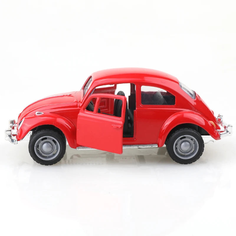 (bagged)1:38 Classical Cute Beettle, Alloy Model Car, Simulated vehicle, children's alloy car, boy's toy model, car ornaments