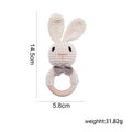 Soft Appease Towel Baby Rattle Crochet Animals Toy Soothe Reassure Sleeping Blankie Towel Lathe Hanging Educational Toddler Toys