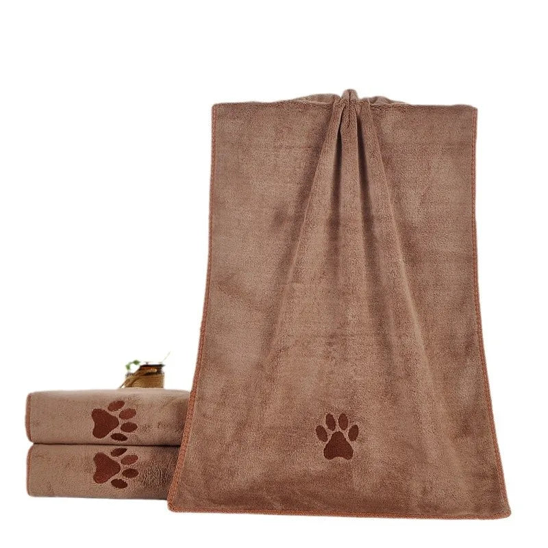 1-5PCS Soft Thick Pet Bath Towel Highly Absorbent Quick Dry Dog Towel for Cats Dogs Grooming Care