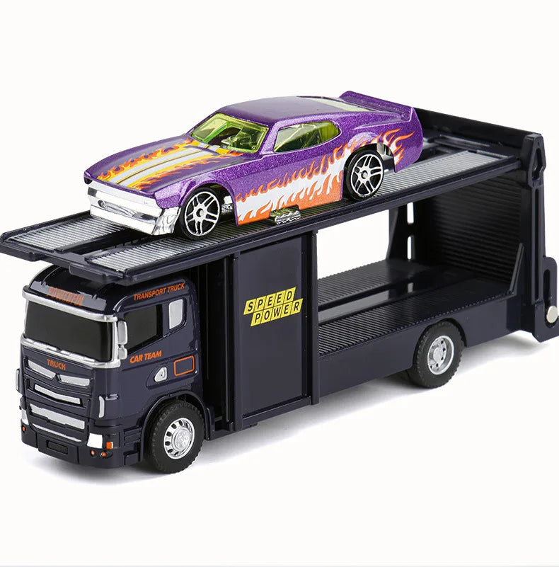 1:64 Scania Container Truck American Container Truck Alloy Diecast Model Car Home Decoration Ornaments Collections Hobby Holiday