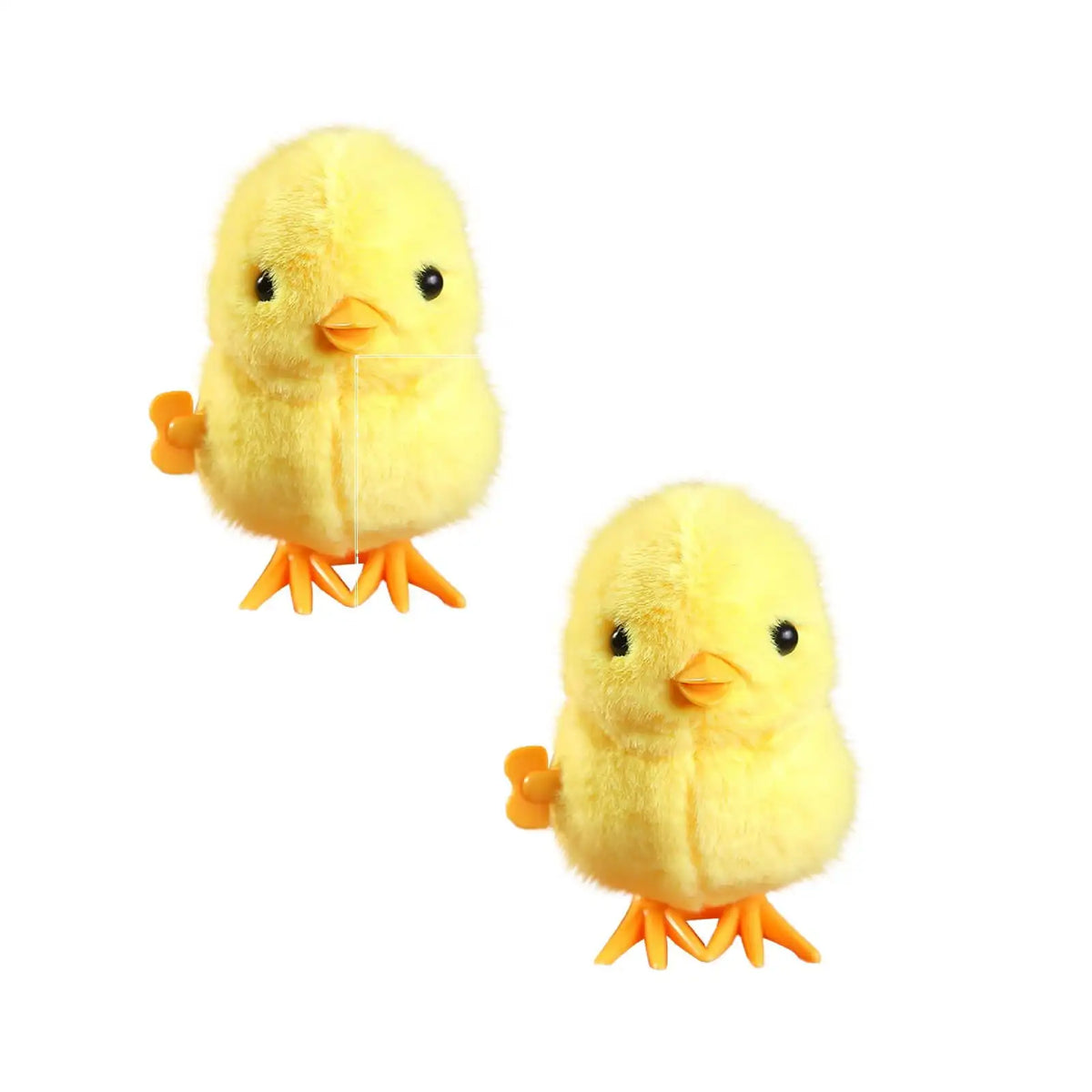 1Pc Cute Wind Up Plush Chicken Duck Toy Clockwork Jumping Chick Furry Animal Toy Kids Easter Party Favor Baby Gift