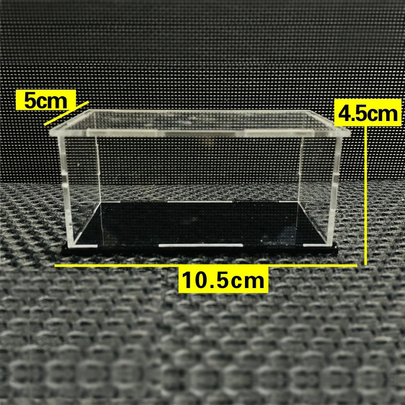 1/64 Model Cars Acrylic Display Case Fit for Mini Size MiniGT Tomica Required Assembly Proof Box Cabinet Toy Vehicles