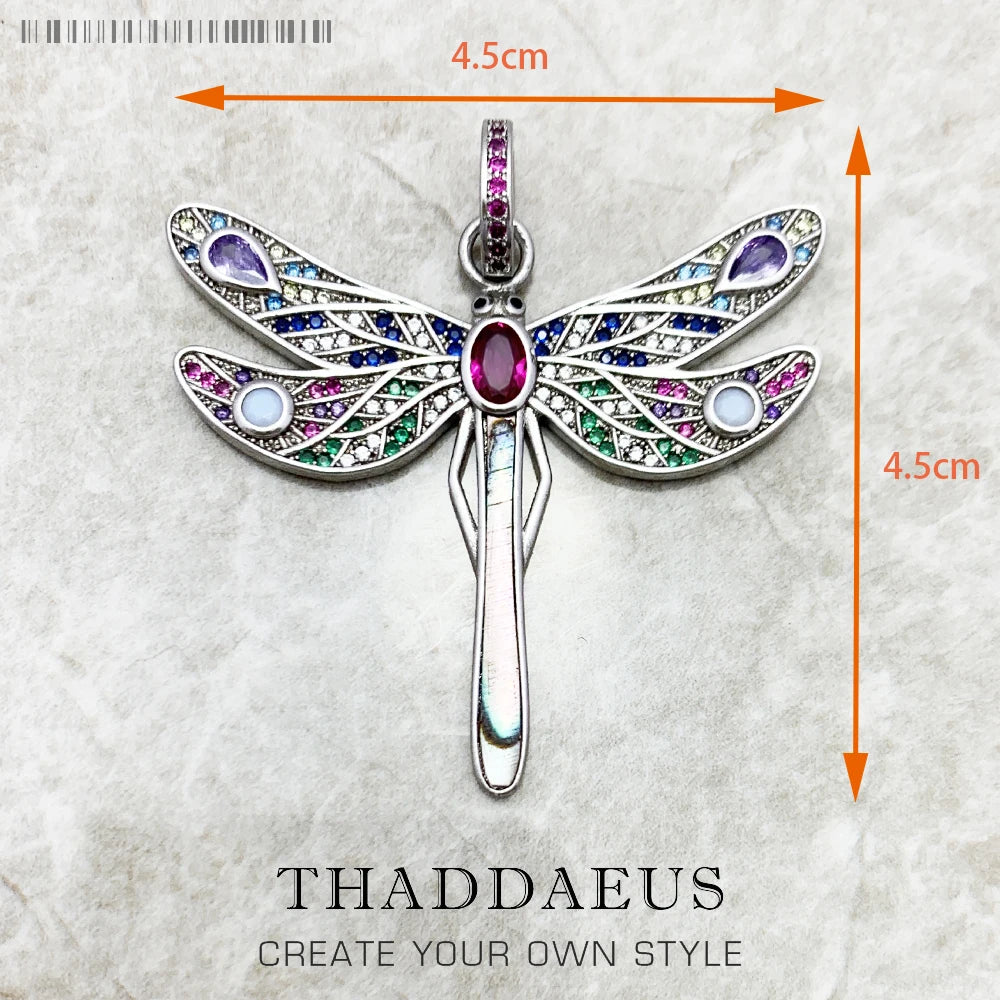 Pendant Pomegranate Tree Flower Bird Butterfly Dragonfly Cat Koala Brand New Jewelry Europe 925 Sterling Silver Gift For Woman