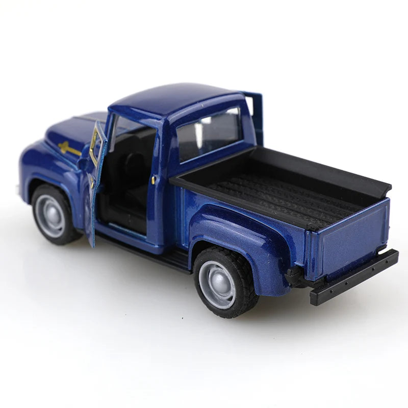 (bagged)1:38 Classical FORD F100 Pickup, Alloy Model Car, Simulated vehicle, children alloy car, boy's toy model, car ornaments