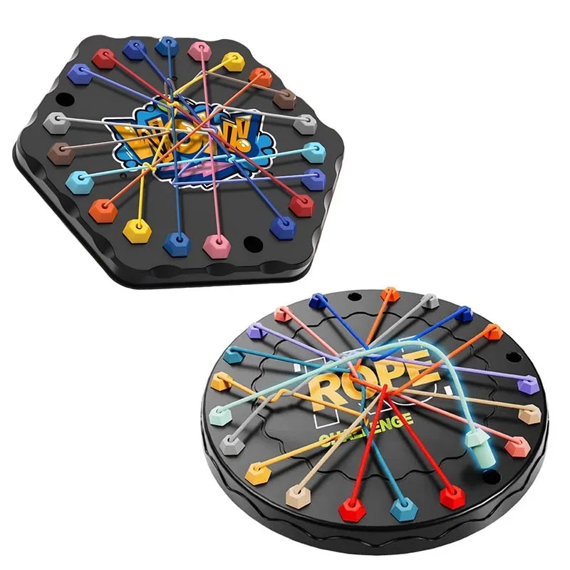 1pc Rope Tangle Challenge, Educational Toy for Kids, Logic & Focus Enhancing, Perfect for Interactive Parent-Child Activities