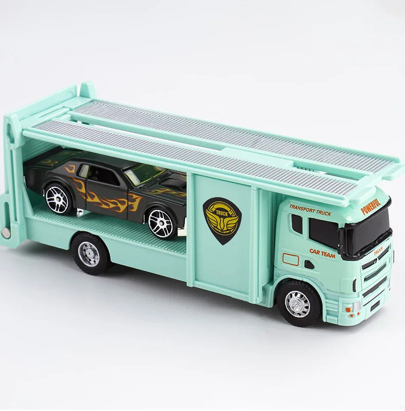 1:64 Scania Container Truck American Container Truck Alloy Diecast Model Car Home Decoration Ornaments Collections Hobby Holiday